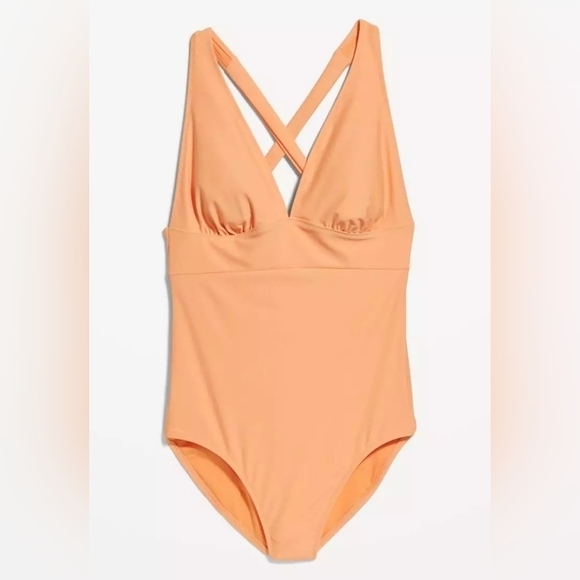 🆕 4X • Old Navy • V-Neck One-Piece Swimsuit - Picture 3 of 3
